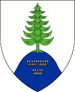 Wappen von Alrik:
            grüne Tanne auf
            silbernem Grund auf blauem Hügel stehend im Hügel 3 silberne
            Kronen 2 über 1